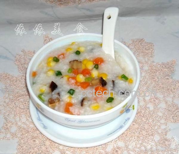 果蔬百科香菇胡萝卜粥的做法-0