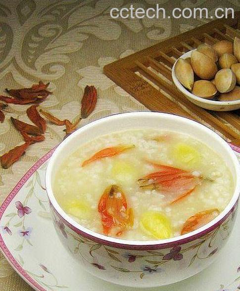 果蔬百科芡实白果糯米粥的功效-0