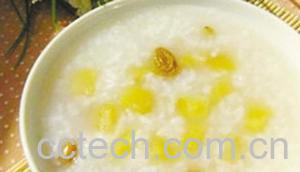 果蔬百科苹果葡萄干粥-0