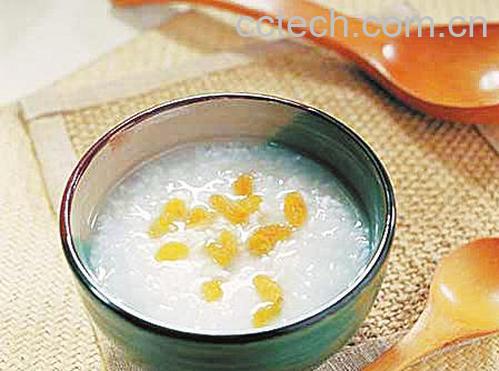 果蔬百科葡萄干粥的做法-0