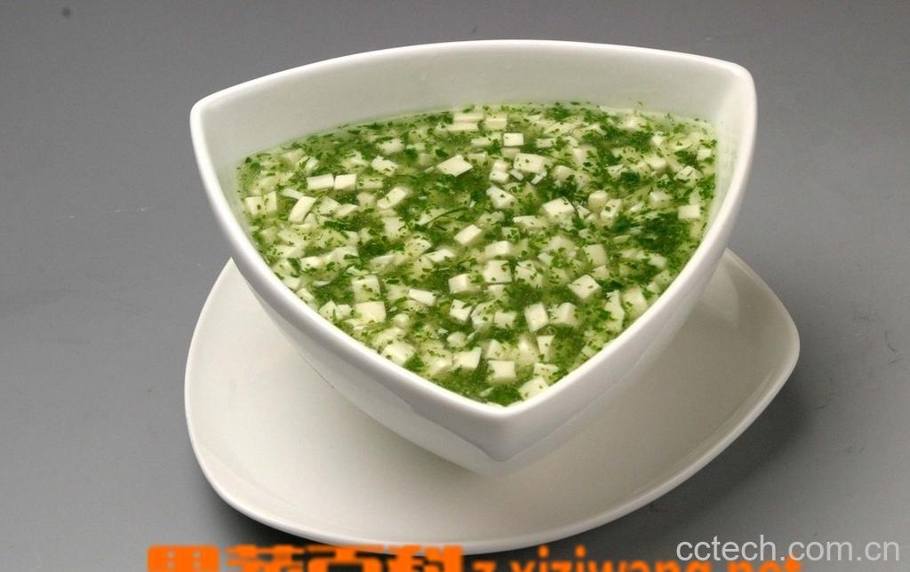 果蔬百科荠菜蒲黄粥-0