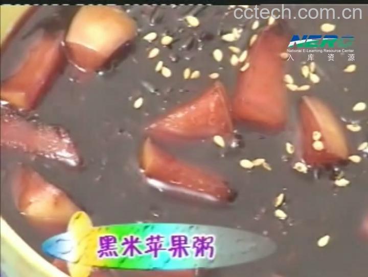 果蔬百科黑米苹果粥-0