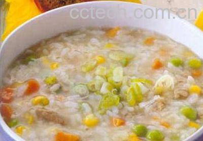 果蔬百科糯米车前叶粥-0