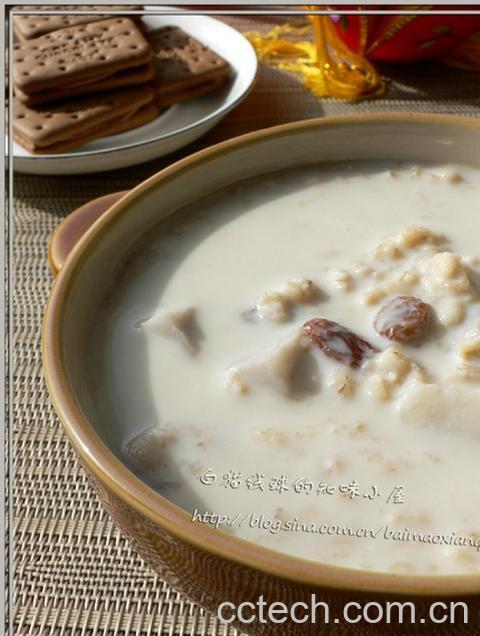 果蔬百科芋艿麦片粥的做法-0