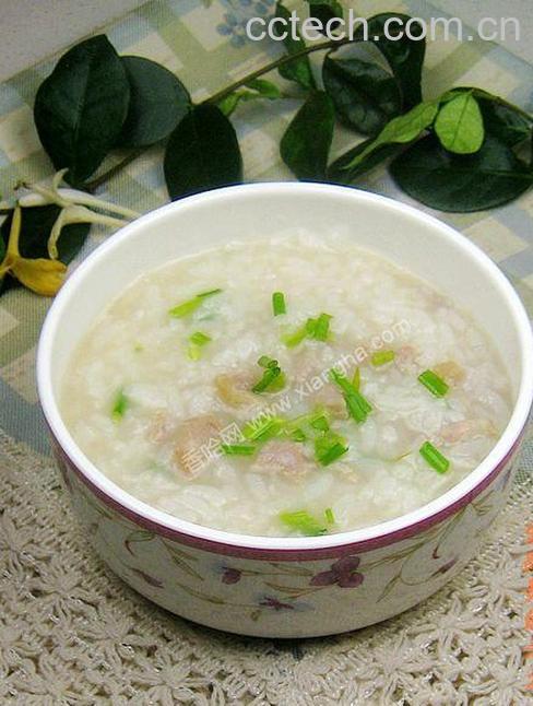 果蔬百科金银花瘦肉粥-0