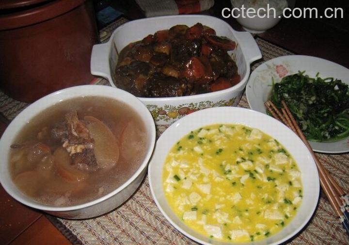 果蔬百科瘦肉香葱豆豉粥-0