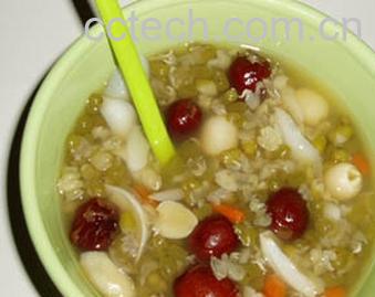 果蔬百科蒲公英金银花粥-0