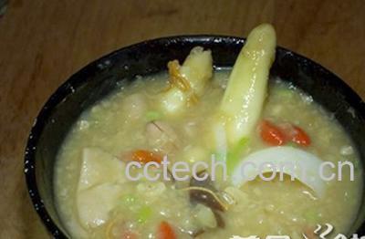 果蔬百科芦笋粥的做法-0