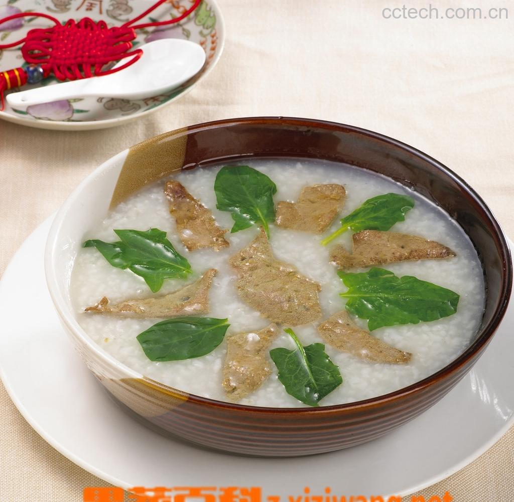 果蔬百科猪肝粥-0