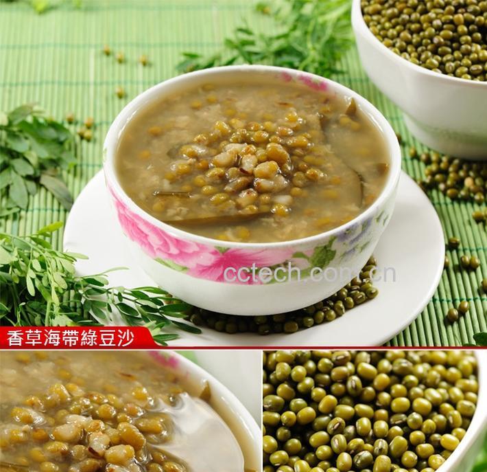 果蔬百科绿豆花生米粥-0