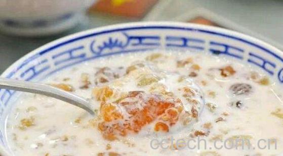 桃胶奶的做法与功效-0