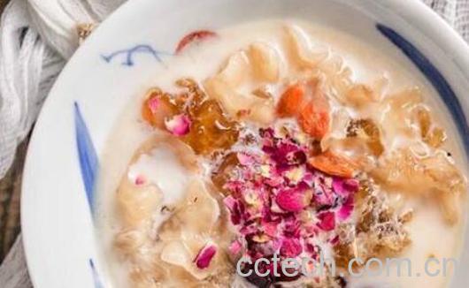 桃胶奶的做法与功效-1