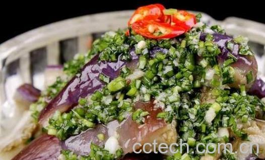 蒜茄子做法简单又好吃-0