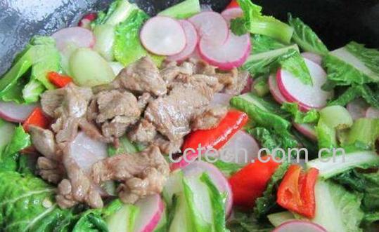 红皮水萝卜怎么炒好吃-0