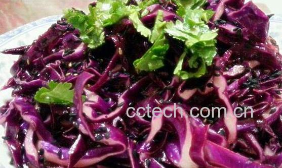  紫甘蓝的家常做法教程-1