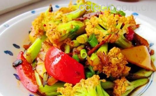 菜花怎么做好吃 好吃菜花的做法步骤教程-1