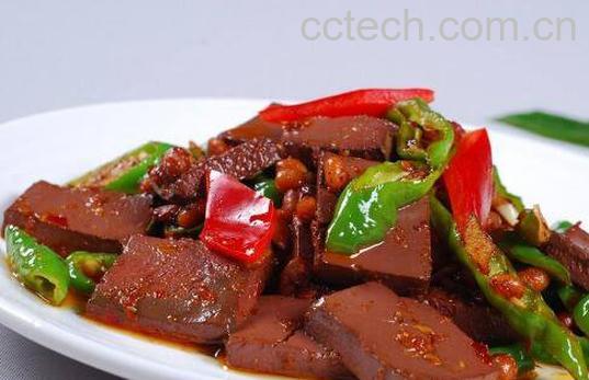 鸭血和什么一起炒好吃 鸭血的做法大全-0