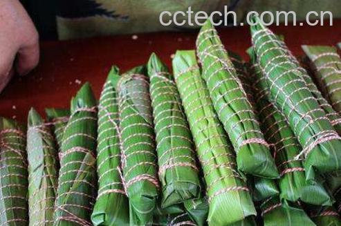 最简单的三角粽子包法 粽子的常见包法-1