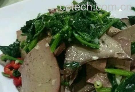 拌猪肝菠菜的好处-1