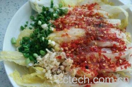 油泼白菜的做法窍门-0