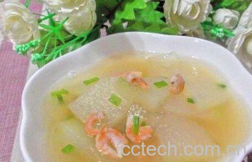 海米冬瓜汤的材料和做法步骤-0