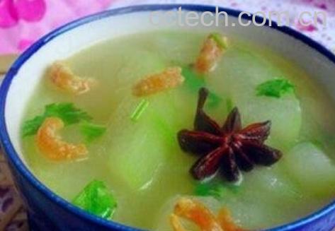 海米冬瓜汤的材料和做法步骤-1