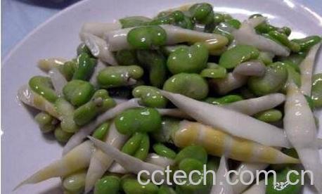 竹笋能和蚕豆一起吃吗-0