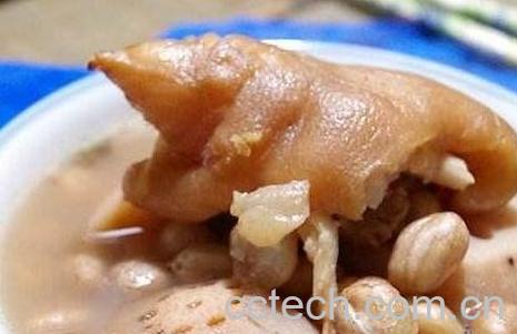 猪蹄炖花生的功效与作用-0