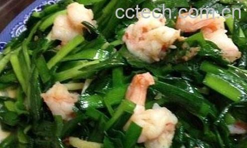 韭菜炒虾仁的功效与做法-0