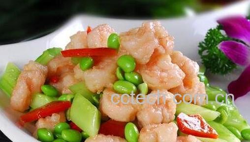 青豆虾仁的做法与功效-0