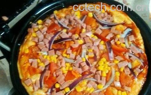 用电饼档怎么制作披萨-0