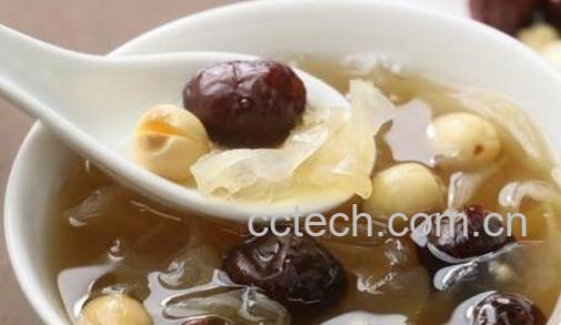 果蔬百科银耳莲子汤的做法与功效-0