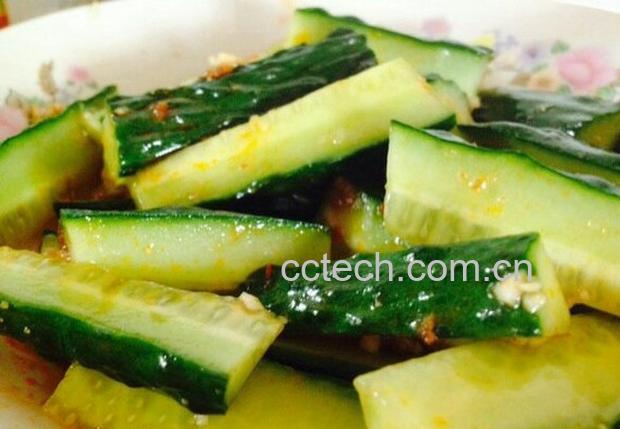 果蔬百科醋拌黄瓜的材料和做法步骤-0