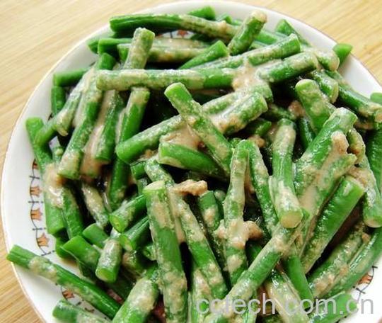 果蔬百科麻酱拌豆角的材料和做法步骤-0