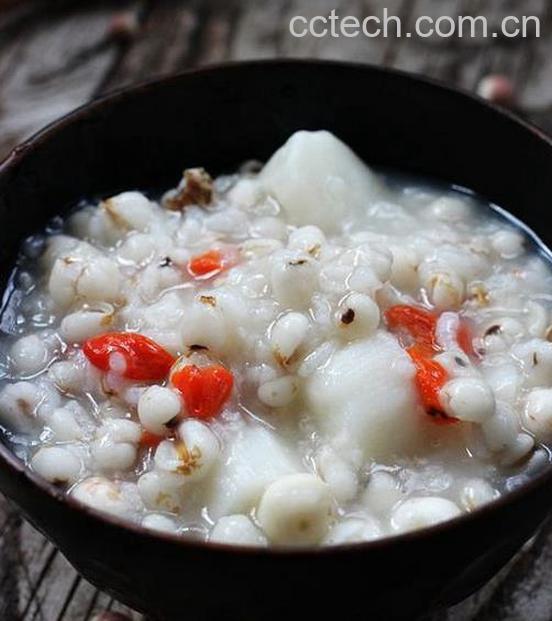 果蔬百科黄豆芡实米汤的做法-0