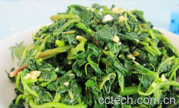 果蔬百科蒜蓉野苋菜的做法-0