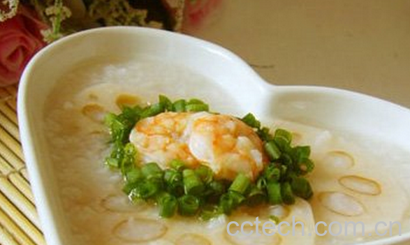 果蔬百科莲藕虾仁粥的做法-0