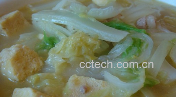果蔬百科白菜炖冻豆腐的做法-0