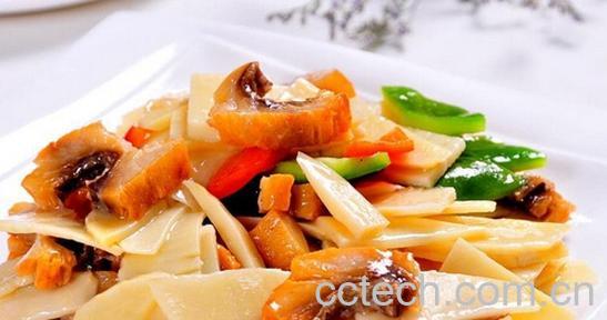 果蔬百科竹笋腐竹炒肉的做法-0