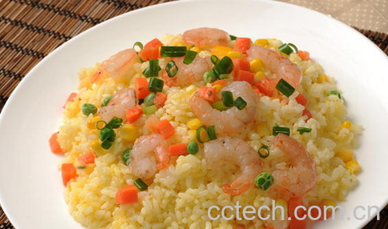果蔬百科彩色虾仁饭怎么做-0