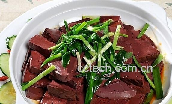 果蔬百科猪血的做法-0