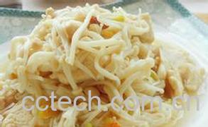 果蔬百科金针菇炒肉丝怎么做-0