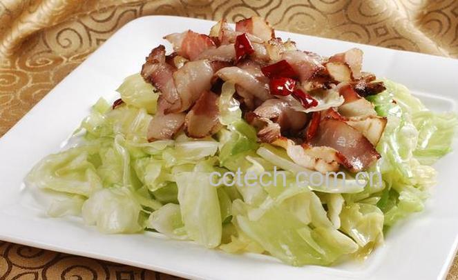果蔬百科白菜炒肉的做法大全-0
