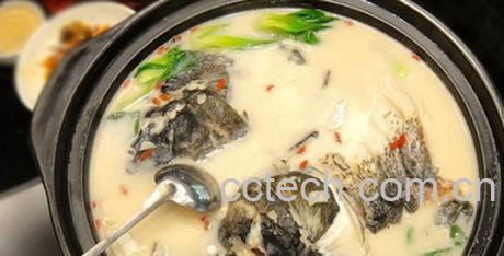 果蔬百科猪血鲫鱼汤的做法-0