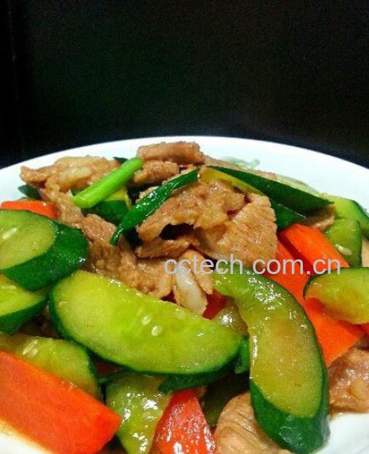 果蔬百科青瓜炒肉怎么做 青瓜炒肉的做法-0