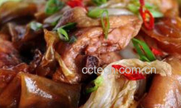 果蔬百科白菜粉皮鸡-0