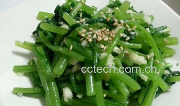 果蔬百科蒜蓉茼蒿-0