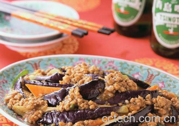 果蔬百科茄子炒肉的做法-0