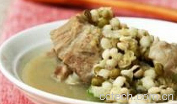 果蔬百科排骨绿豆汤-0