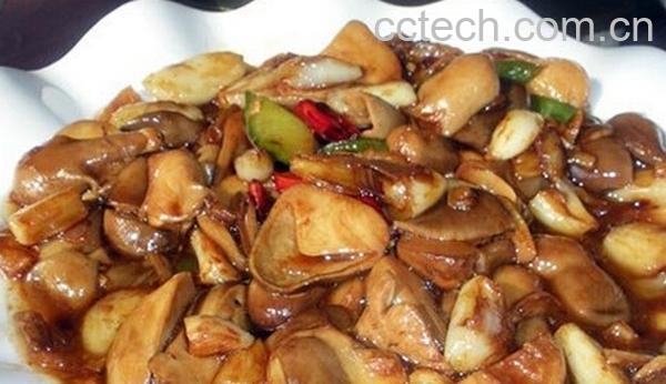 果蔬百科大蒜烧草菇-0